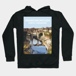 Knaresborough North Yorkshire England UK travel poster design Hoodie